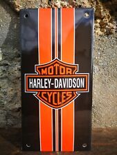 Plaque émaillée HARLEY DAVIDSON Enamel Sign no Indian Ducati Enfield Triumph