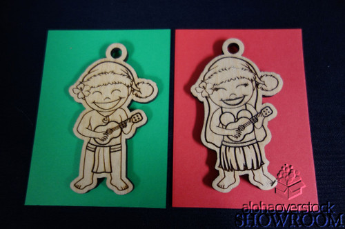 Laser cut hula - hula, boy