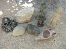 Accessoire décos d'aquarium Pierre et statue