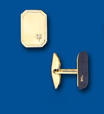 Boutons de manchette en or