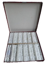 12 porte-couteaux cristal