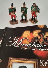 Lot De 3 Soldats En Plomb  HACHETTE Maréchaux D'empire N°75,74,73