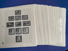 Pages d'album SAFE DUAL MONACO de 1985 à 1992, sans timbres, bon état