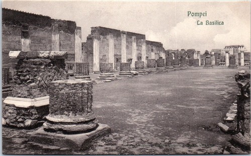 Italie pompei carte postale - pompei,