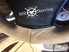 Housse De Volant En Cuir Beige