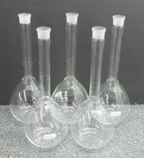 LOT OF 5 PYREX 5642 500ML ±.20ML CLASS A GLASS VOLUMETRIC FLASK
