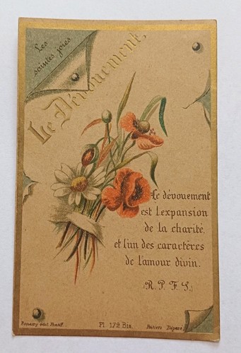 Image pieuse souvenir - , de