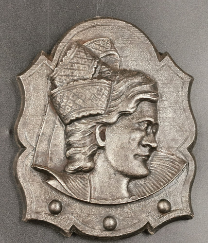 Plaque decoration fonte - plaque, en