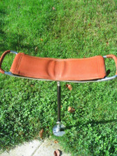 canne-siège avec assise en cuir réglable en hauteur Marque Anglaise GAMEBIRD