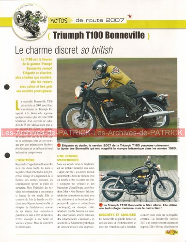 Triumph 865 bonneville - 865, t100