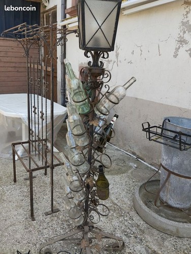 Porte bouteille lampe - et,