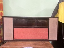 Meuble radio et platine Telefunken annees 60 .