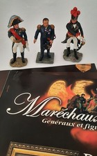 Lot De 3 Soldats En Plomb  HACHETTE Maréchaux D'empire N°85,84,82