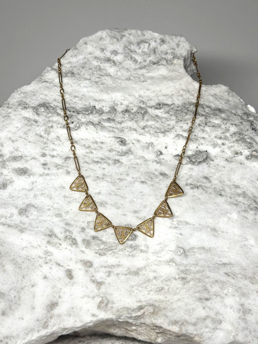Collier draperie ancien - ancien, en