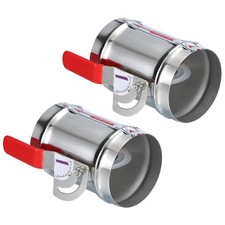 2 Pcs Clapet Anti-Retour HVAC 4" dia pour Gain Ventilation Branchement