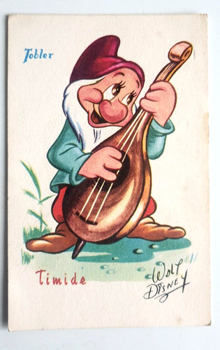 Carte postale ancienne timide - ancienne,
