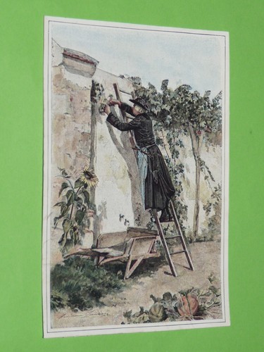 Chromo 1888 journal - 1888, paris