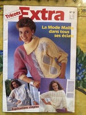 revue tricots extra n° 3 la mode maille dans tous ses états