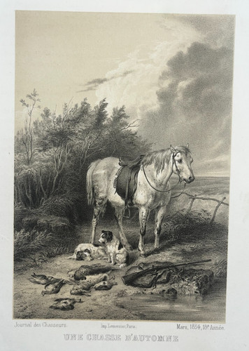Cheval chasse automne - chasse,