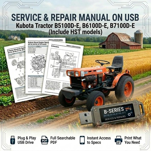Kubota b5100e b6100e b7100e - b6100e,