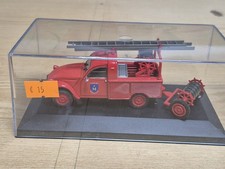 Voiture Miniature Citroën 2cv Pompier 1/43