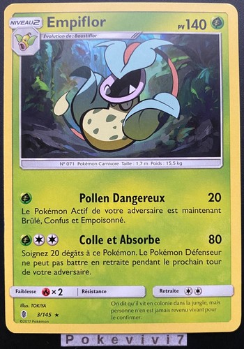 Carte pokemon empiflor 145 - carte,