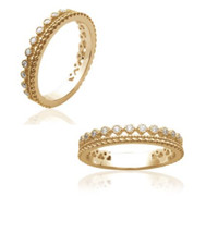 Bague Empierrée Double Rangs