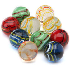 Billes - Filet de 10 calots - 25mm - En verre - Jeu - Enfant