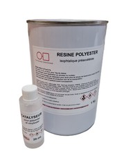 Résine polyester iso 1 Kg