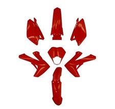 Kit carénage plastique rouge