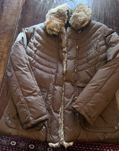 Doudoune marron cintrée avec - marron,