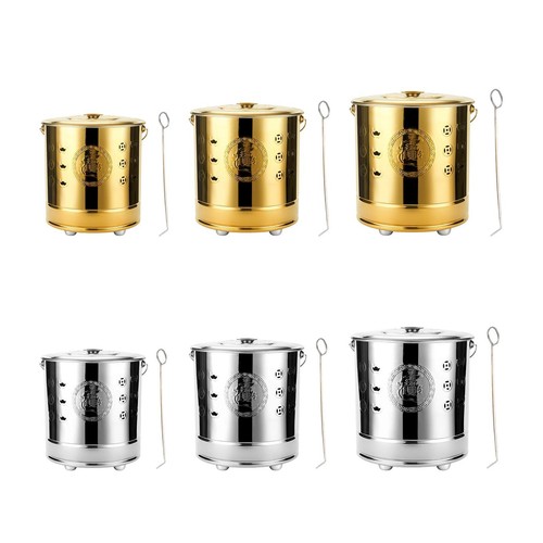 Seau brûler portable avec - à,