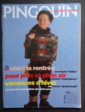 § catalogue ancien laine tricot PINGOUIN n° 127 enfants automne hiver 1990