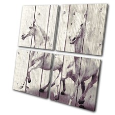 Horse Painting Vintage Animals