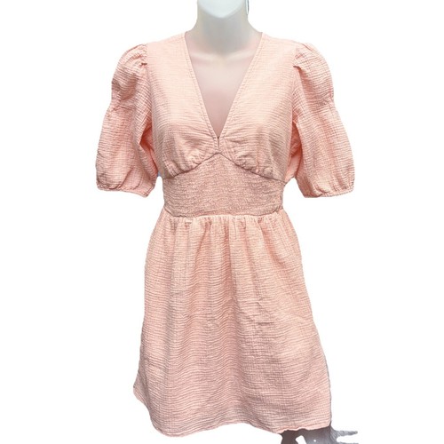 Billabong smocked gauze dress - smocked,