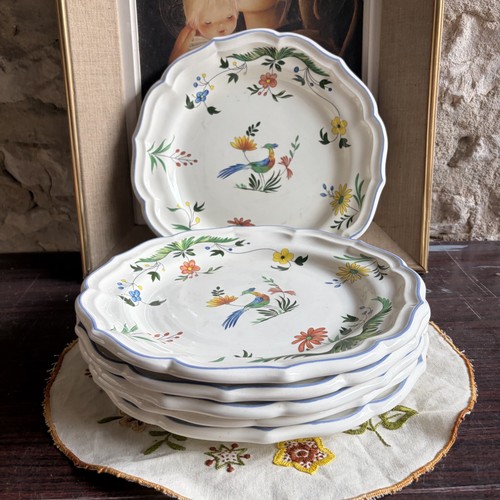 Serie assiettes plates en - serie, 6