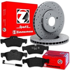 ZIMMERMANN Disques de Frein + Revêtements Arrière pour Mercedes M / Classe Gl