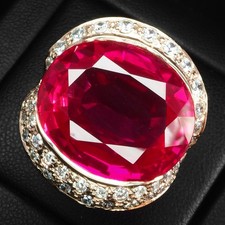 MAGNIFIQUE BAGUE EN OR ROSE EN