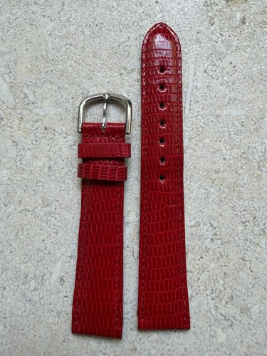Bracelet montre cuir lézard