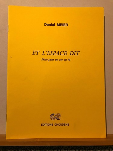 Daniel meier espace - meier, et
