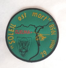 Ecusson Légion étrangère SOLEIL est mort - 1er REP Jeanpierre SUR SCRATCH