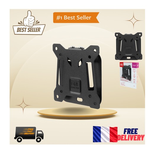Support mural noir wm2111 - tv,