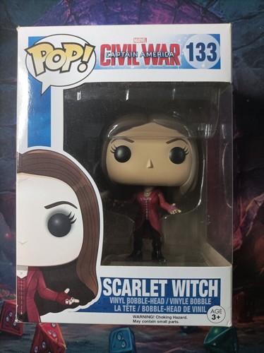 Scarlet witch 133 figurine - scarlet,