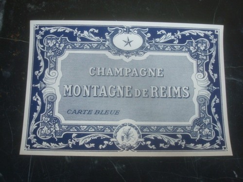Etiquette champagne - etiquette, de