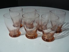 MAGNIFIQUE LOT DE 7 VERRES A