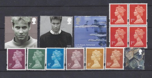 Royaume uni lot timbres - -,