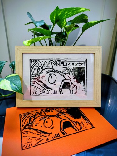 Linogravure pokémon - pokémon,