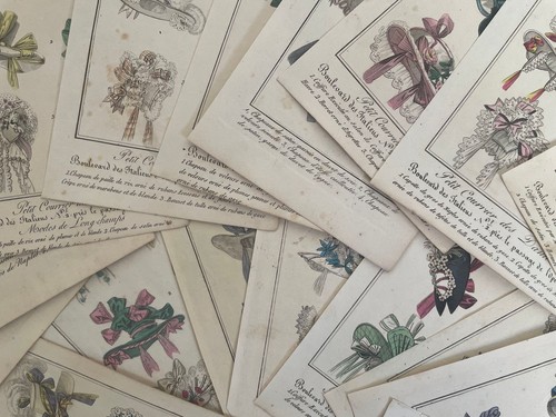 Lot gravures de mode - lot,