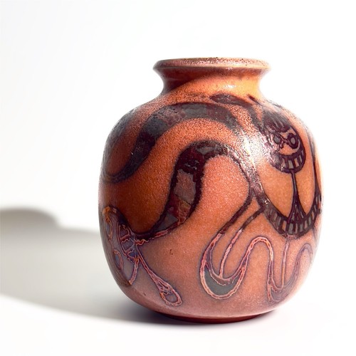 Vase boule lustre métallique