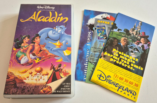 Aladdin disney cassette vhs - aladdin,